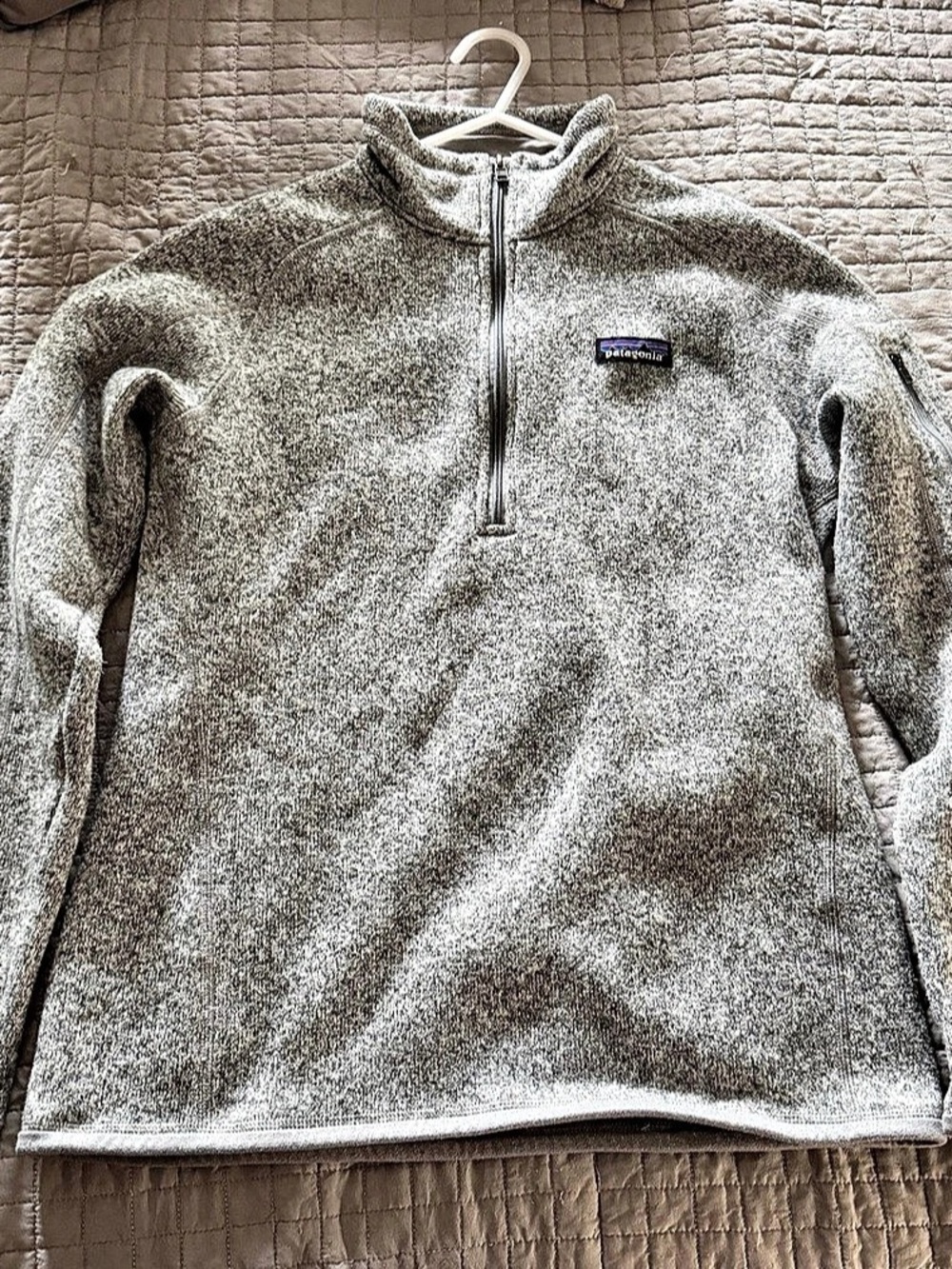 Patagonia Women's Small Sweater Quarter-Zip Gray Small